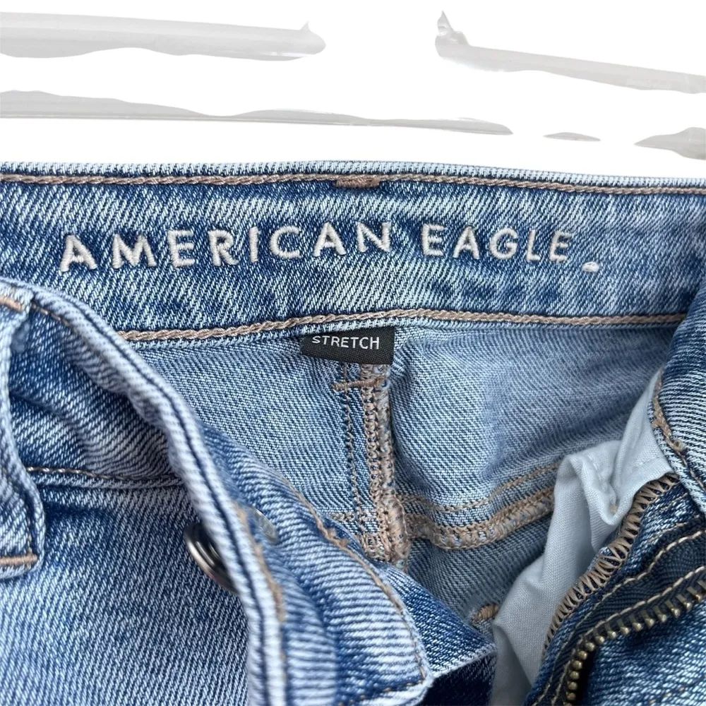 American Eagle Mom Straight Jeans Size 00 - Image 4