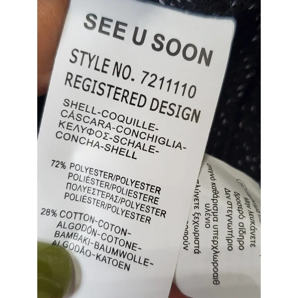 See U Soon Women's Black Polyester V - Image 9