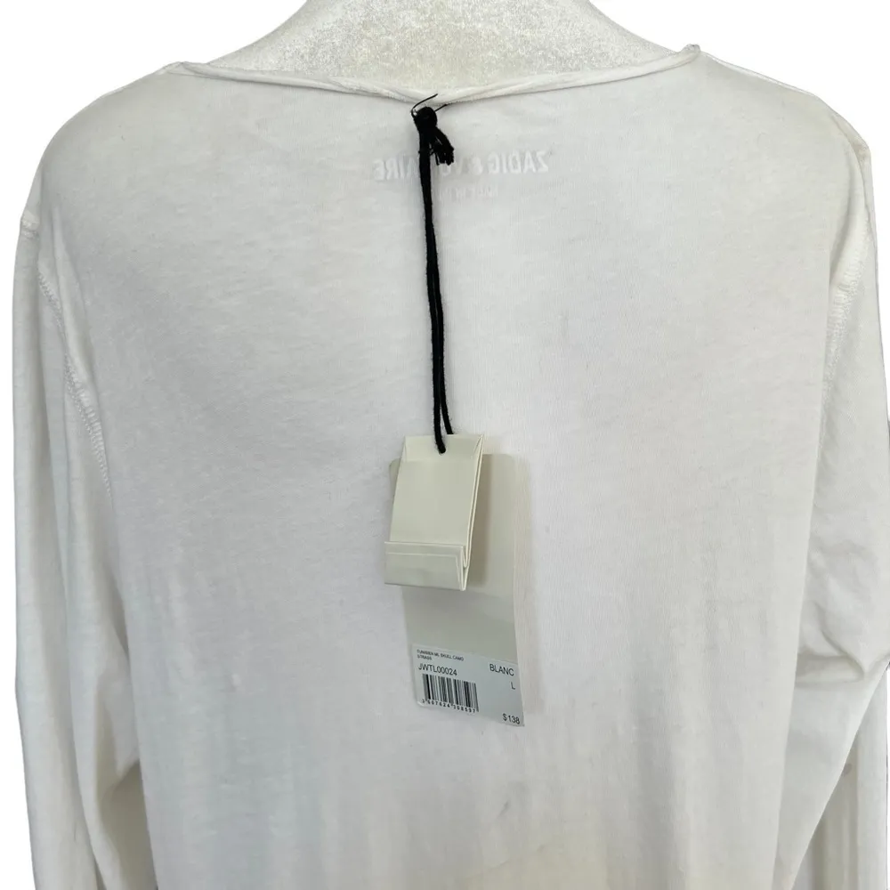 ZADIG & VOLTAIRE Tunisien Skull long Sleeve Tee - Image 9