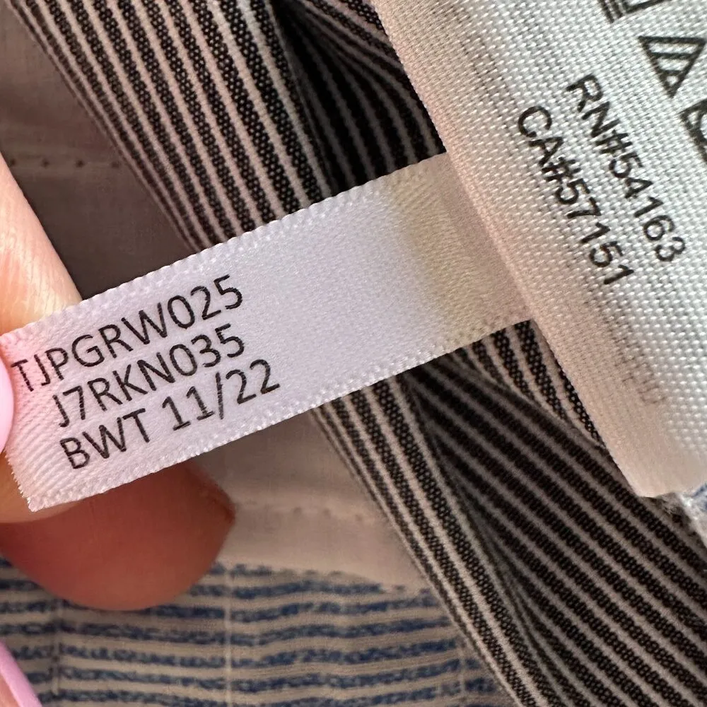 NWT TOMMY HILFIGER HAMPTON STRETCH STRIPED CHINOS - SIZE 12 - Image 11