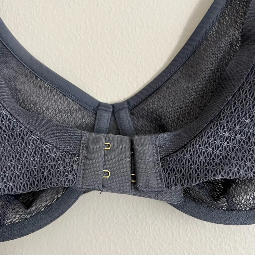 NWT ThirdLove Unlined Modern Mesh Scoop Bra in Gray Size 32F/32DDD Underwire - Image 8