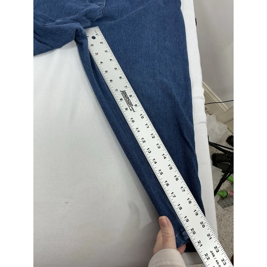 Womans Cathy Daniels Capri Blue Jeans Pull On Medium Excellent - Image 7