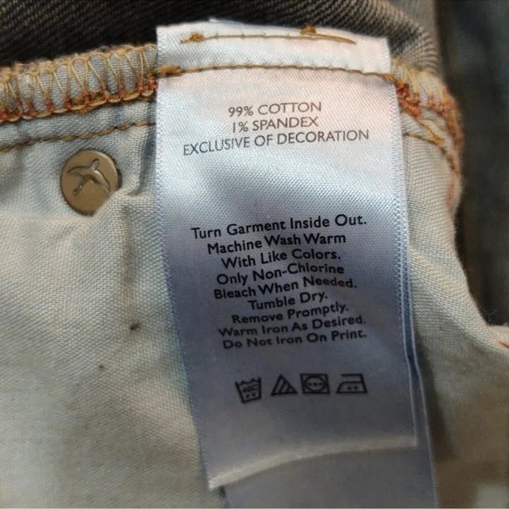 Eddie Bauer Women’s Buffalo Plaid Distressed Jeans, Sz 10 - Image 7