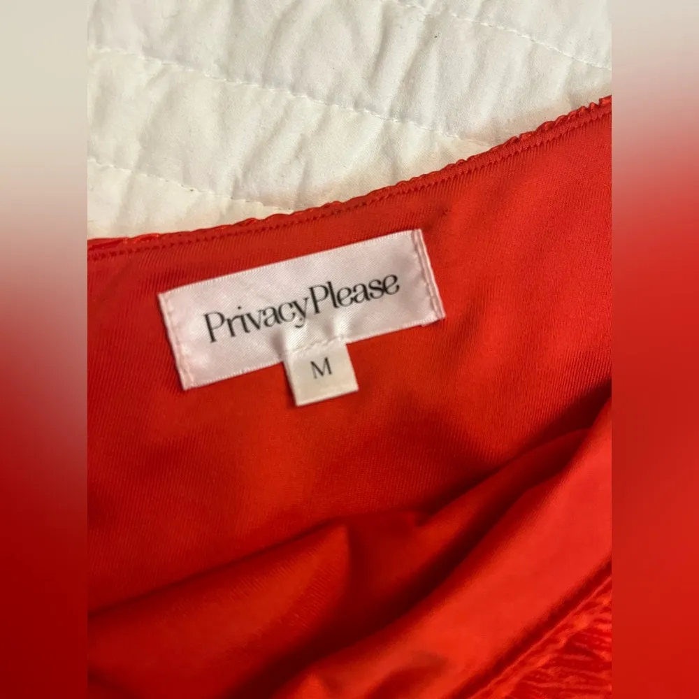 NWOT Privacy Please x Revolve Chloe off one shoulder red mini dress - Image 5