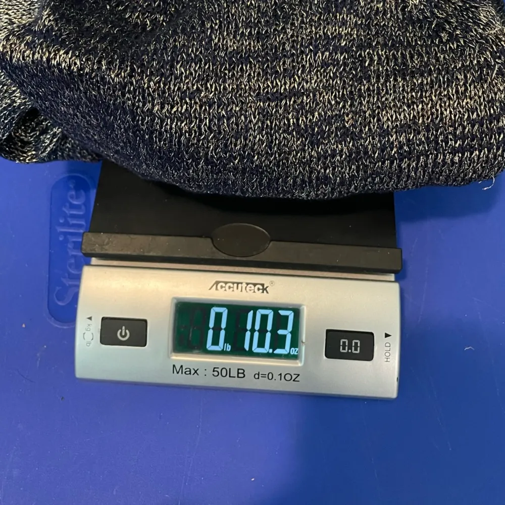 NWT Gorgeous size medium blue shimmer sweater - Image 9