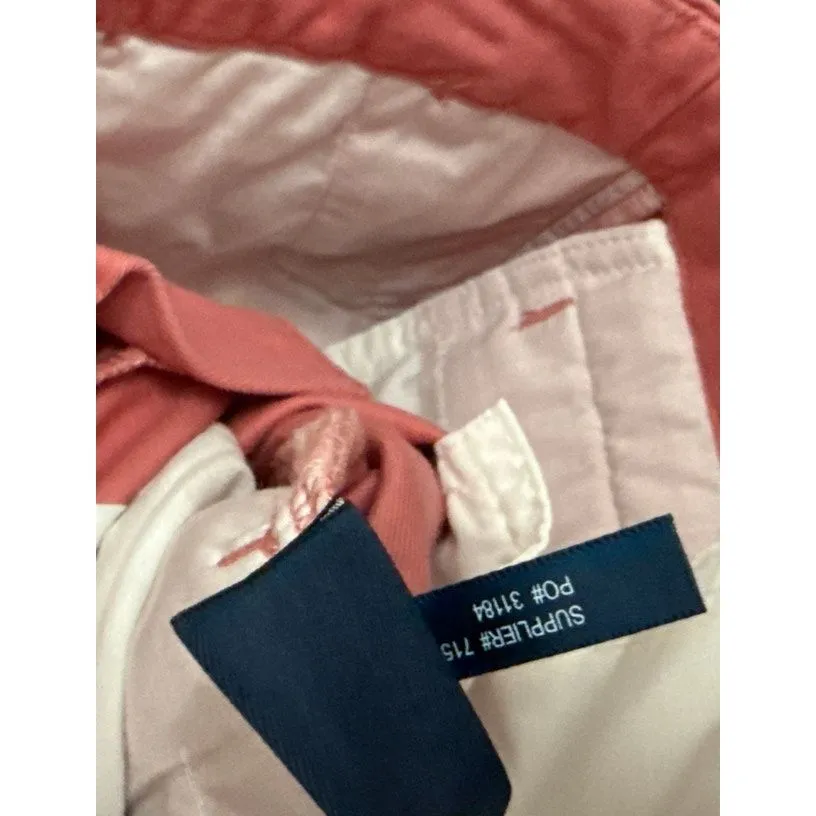 Ralph Lauren Sport Preppy Polo Pony Logo Coral Pink Chino Shorts Size Women's 2 - Image 6
