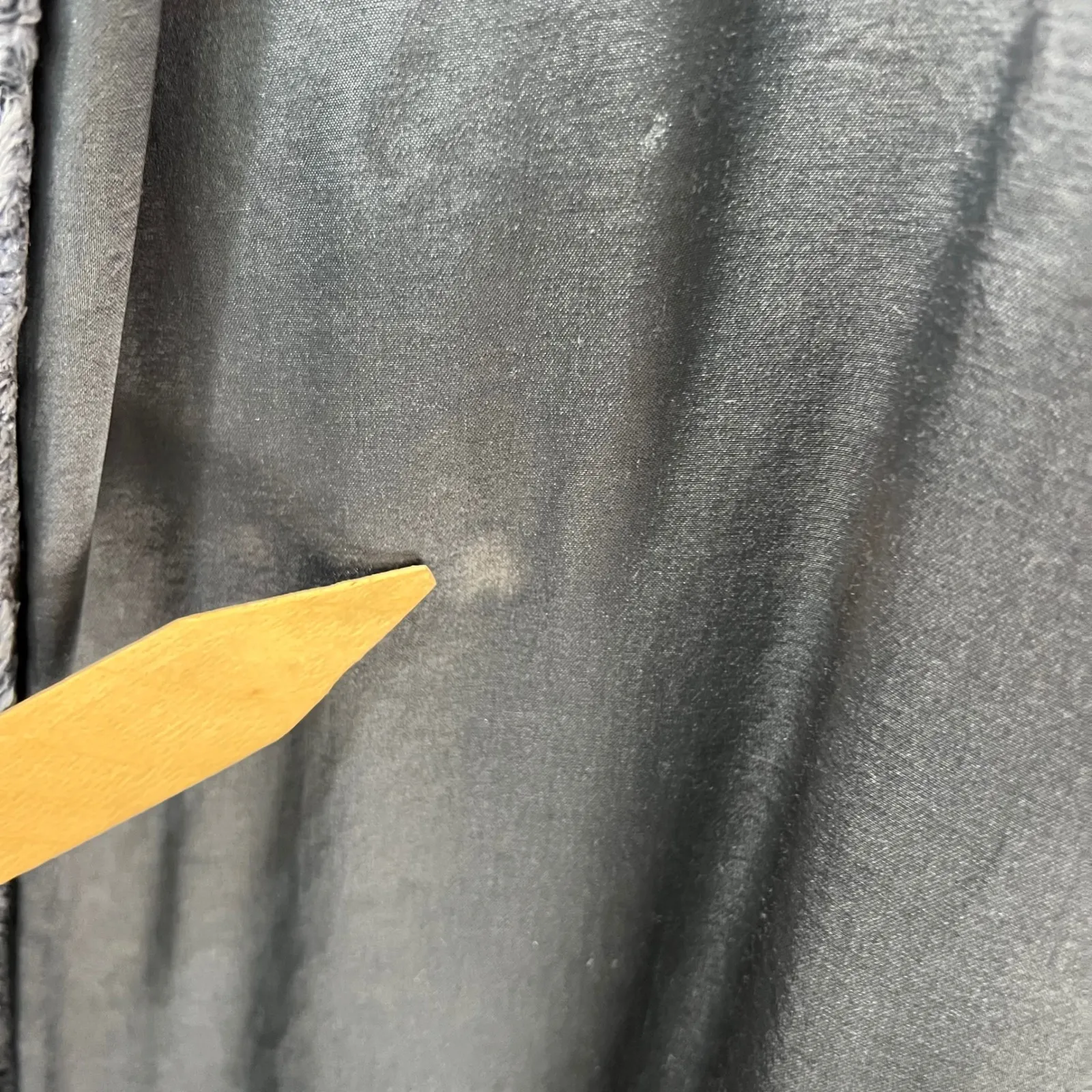 Little Giraffe Chenille Satin Robe Size 0 Gray Plush Soft Belted Lounge Bathrobe Blue - Image 6