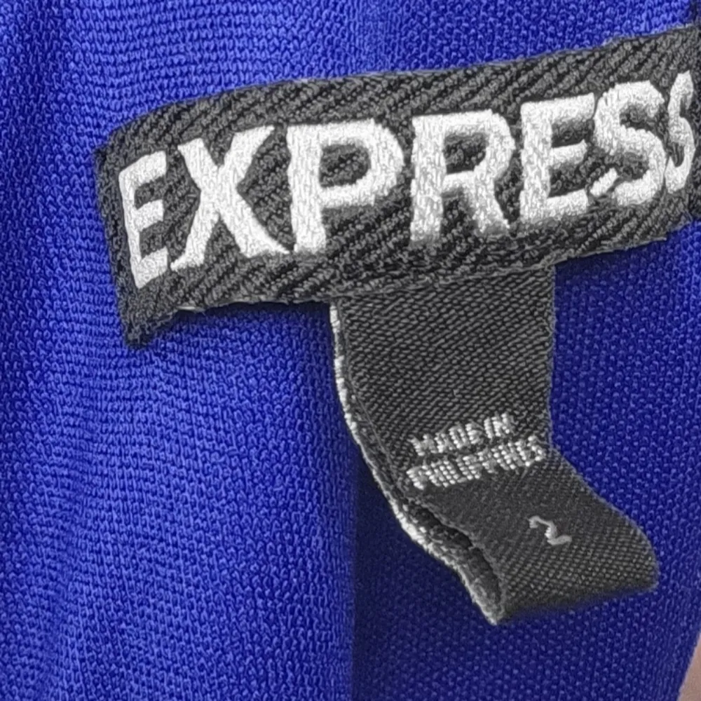 Express cobalt blue cutout mini dress size 2 - Image 5