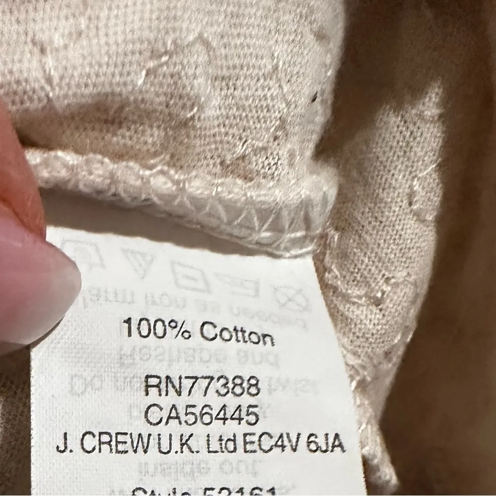 JCREW SEQUINED SPARKLY LONG 3/4 SLEEVE ROUND NECK PULLOVER TOP S White - Image 7