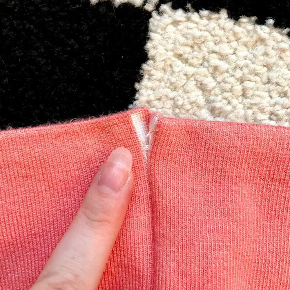 Ombre Watermelon Pink and Yellow Pencil Skirt XS - Image 4