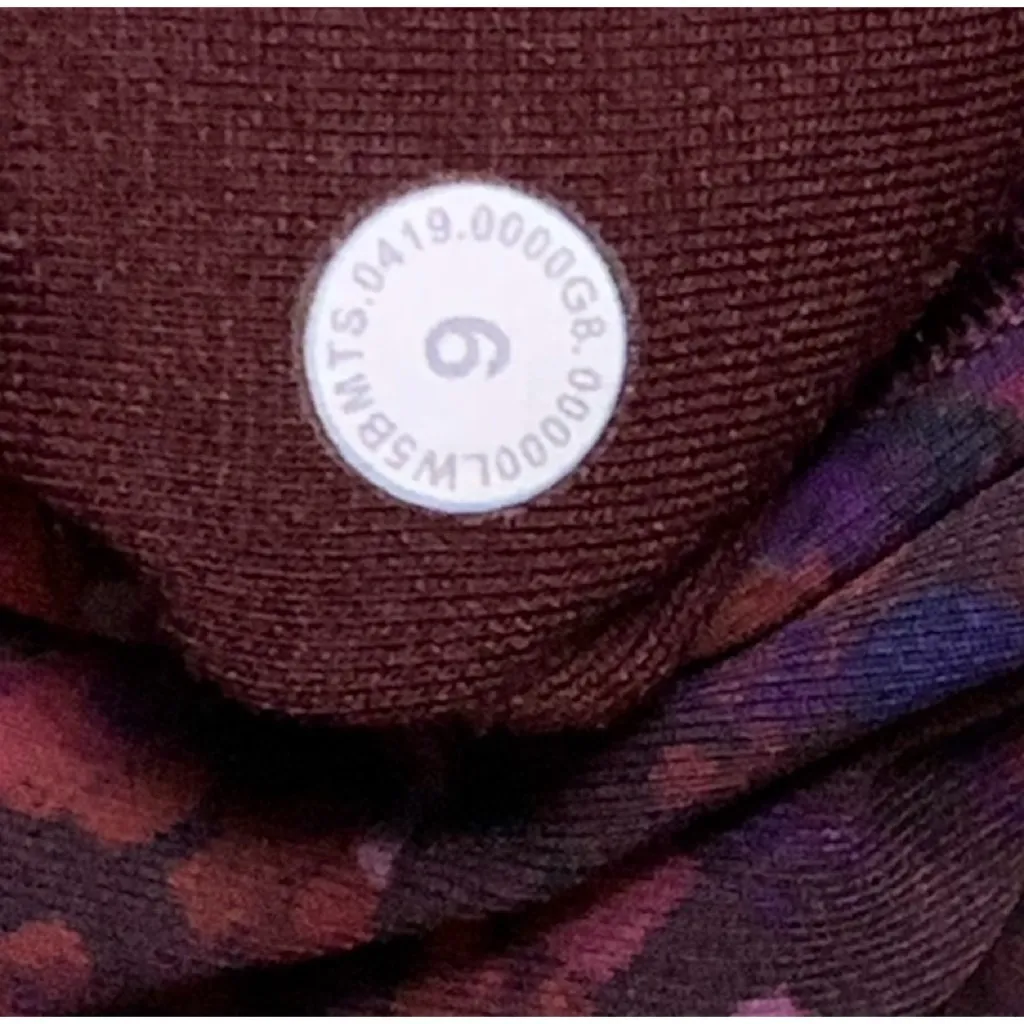 Lululemon Wunder Under High Rise Leggings 25" Ornemental Floral Multi Size 6 - Image 3