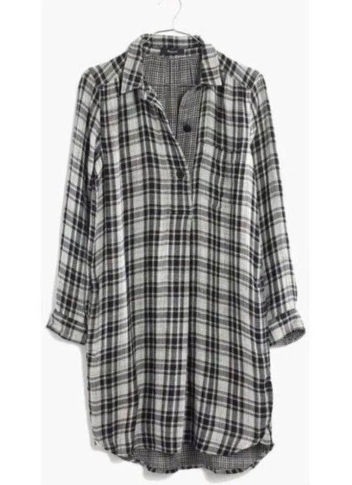 Madewell 'Latitude' Flannel Shirtdress - Image 3