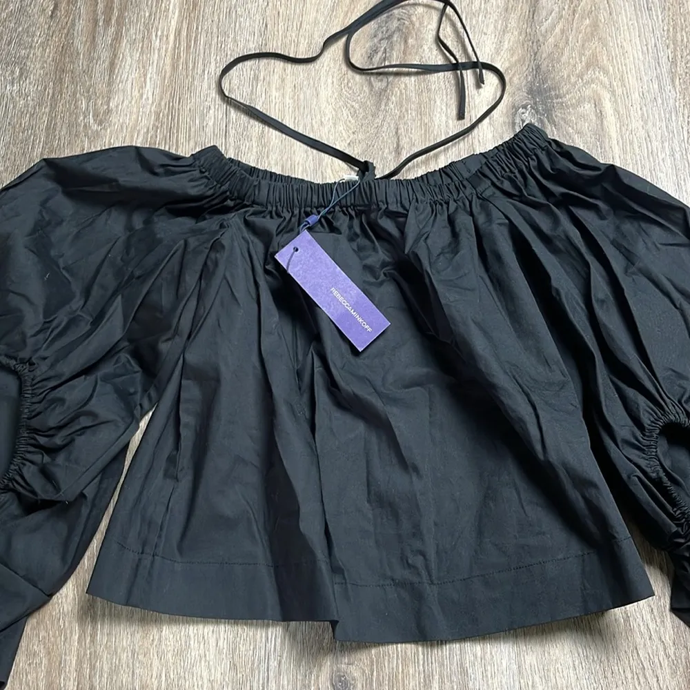 Revolve Rebecca Minkoff Tilds Blouse in Black Size XXS (Oversized fit) - Image 10