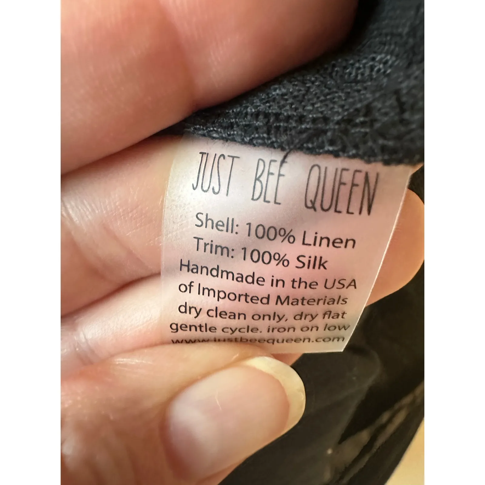 Just Bee Queen Black Linen Wide Leg Cut Out Jumpsuit Size S NWT - Image 13