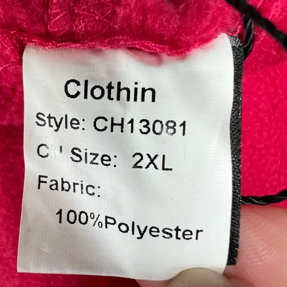 Clothin Women's Fleece Pants Red Thermal Pull On Soft Cozy Outerwear Ski XL NWT - Image 9