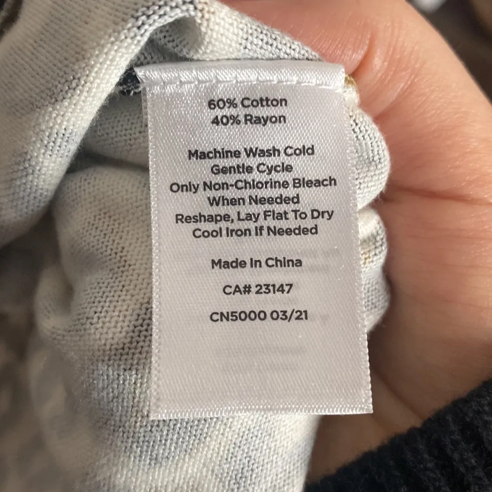 Talbots open neck pullover sweater top in abstract cheetah size M - Image 9