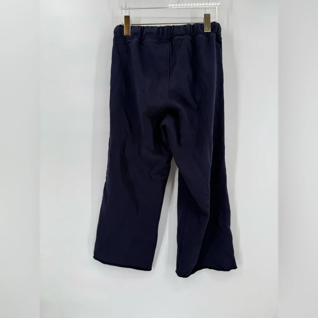 Quince navy blue sweatpants size small - Image 2