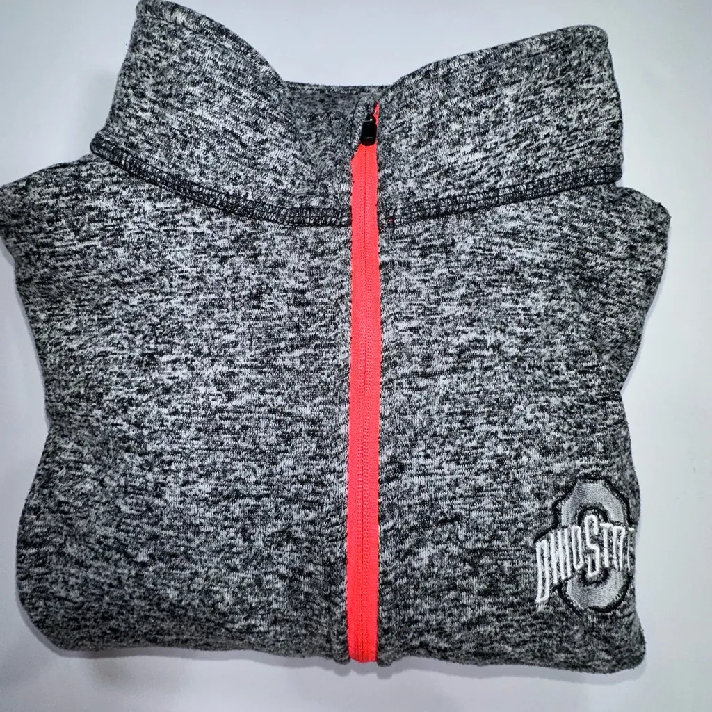 EUC J. AMERICA Ohio State warm-up jacket. Size large. - Image 3