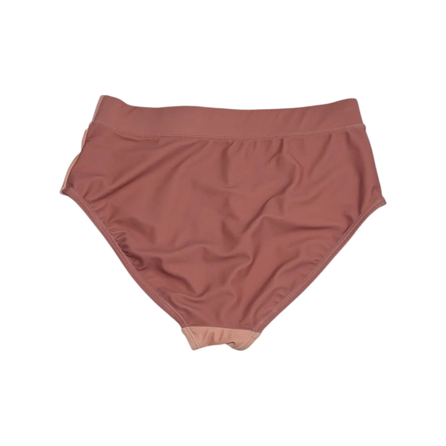 Nani Swimwear Colorblock High Rise Swim Bottoms Peach Pink Mauve Womens X - Image 2