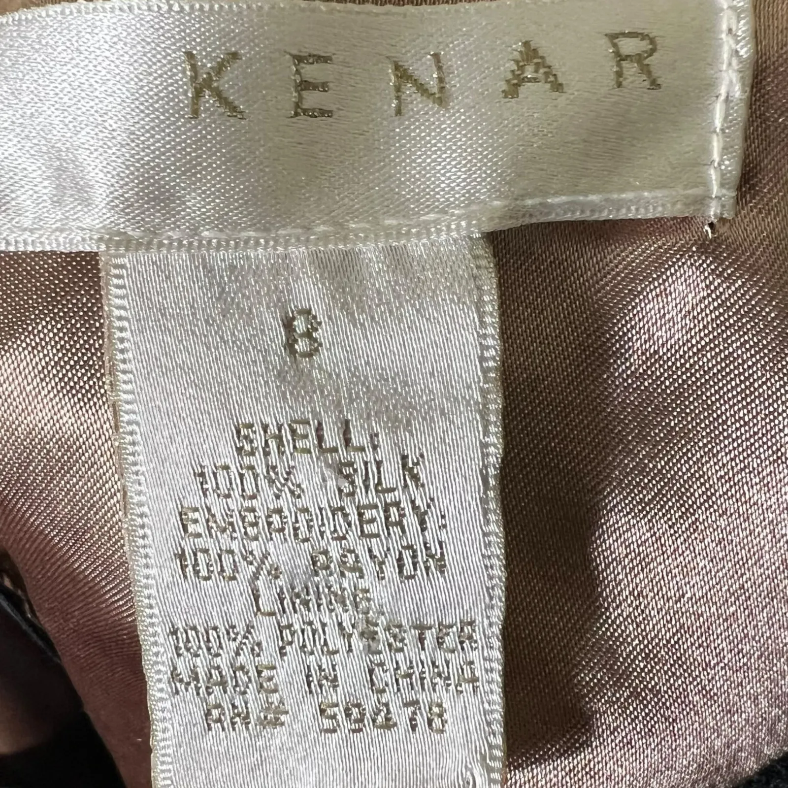 Kenar Black Lace Overlay Knee Length Skirt Women's Size 8 Sophisticated - Image 5