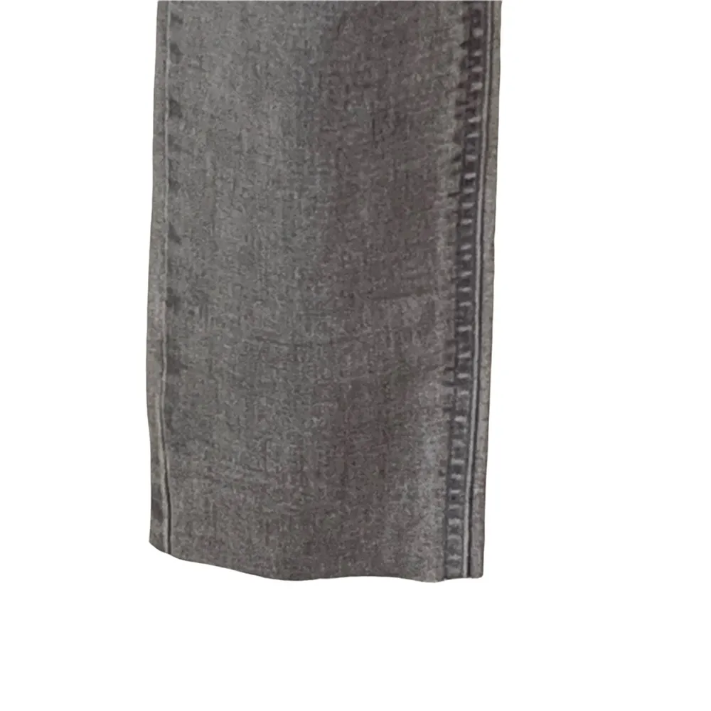 Pacsun Women's Denim Skinny Jeans Gray Stretch Mid-Rise Raw Hem EUC - Image 9