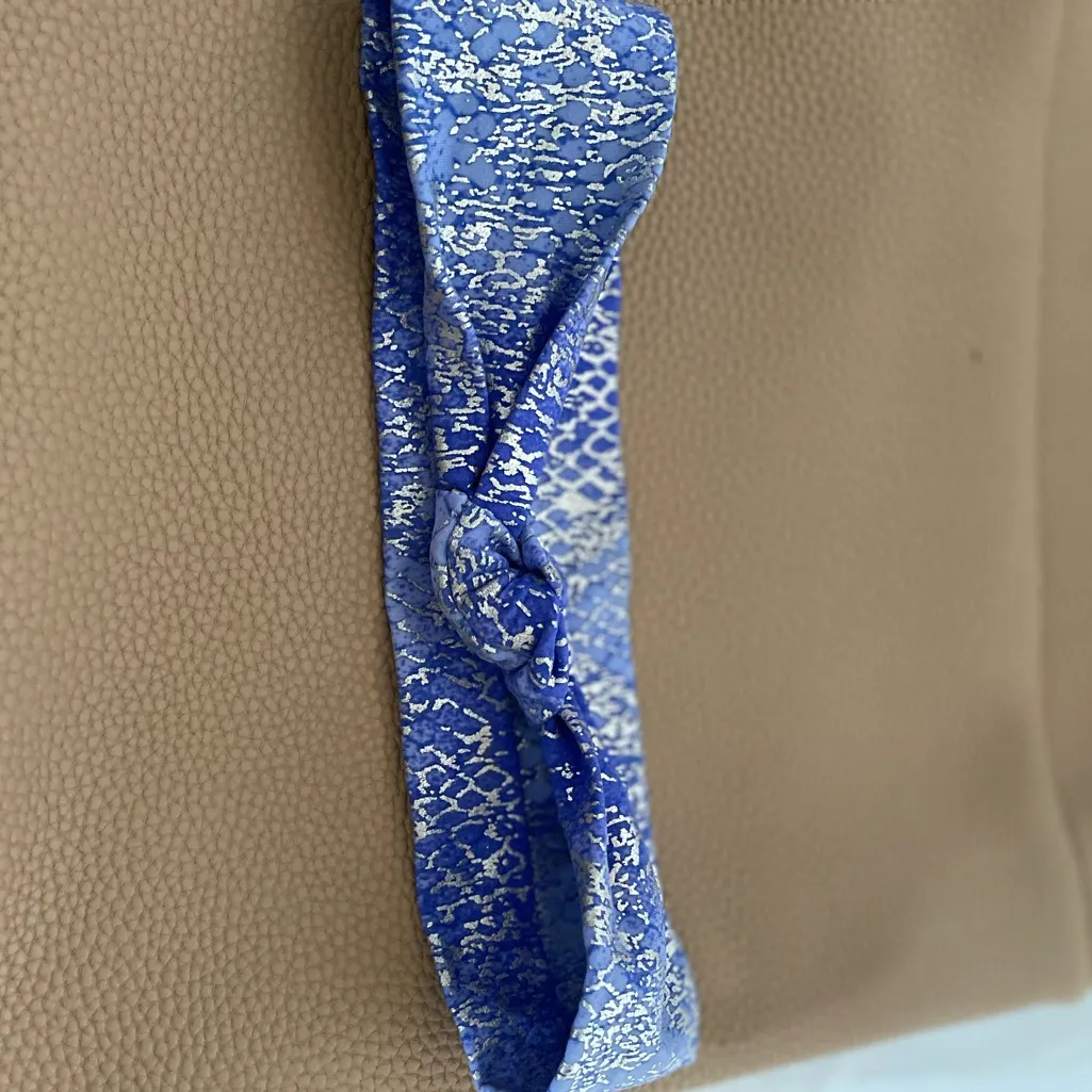 VENUS METALLIC SILVER & BLUE SWIM COVER-UP - Image 10