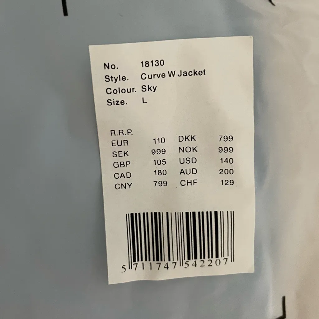 NWT Curve Women’s Rains Waterproof Raincoat Blue Hooded Trench Coat Size L Size L - Image 10