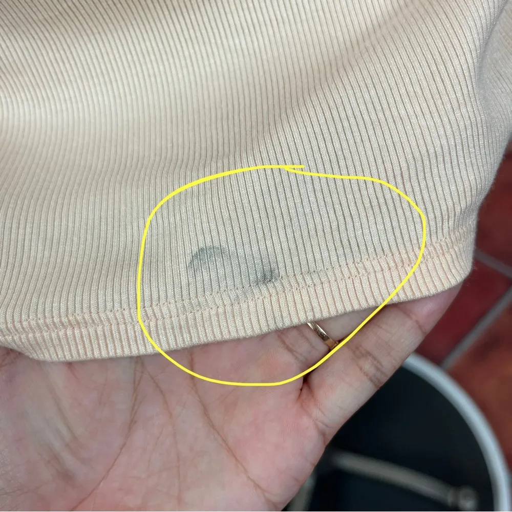 Free People Light Pink Ribbed Long Sleeve Tunic - Image 6