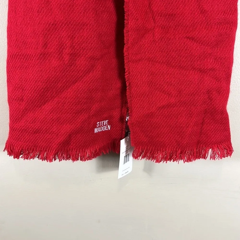 Steve Madden NWT Solid Red Scarf - Image 2