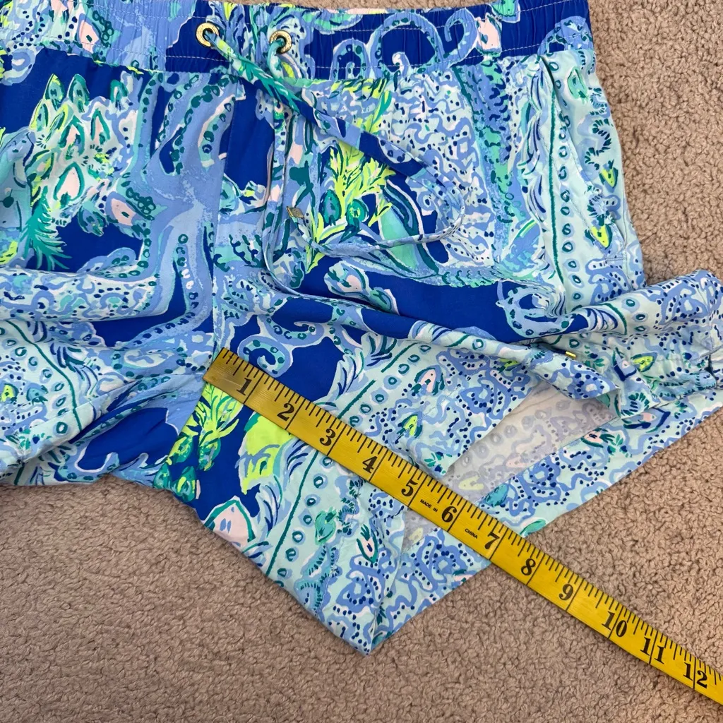 Lilly Pulitzer Katia Shorts Blue Current Sea Sirens S - Image 8