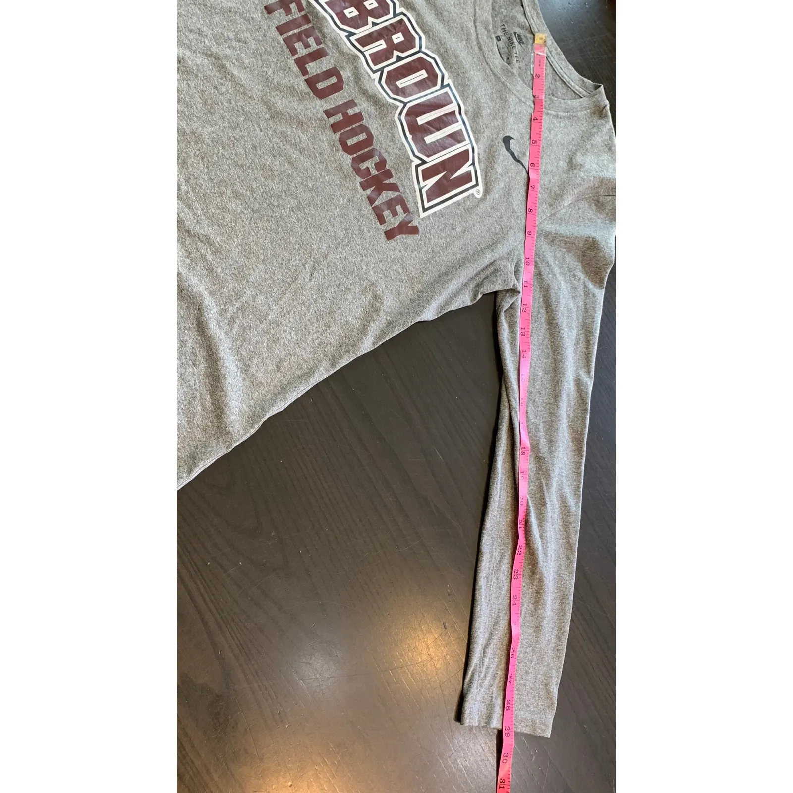 Nike Dri-FIT Brown University Field Hockey Gray Long Sleeve T-Shirt Women Medium - Image 10