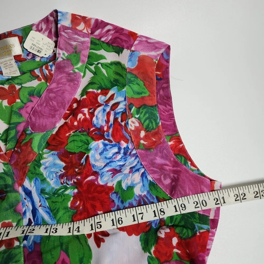 Vintage Victoria's Secret Gold Label Two Piece Pajama Pants Set Floral Sheer - Image 12