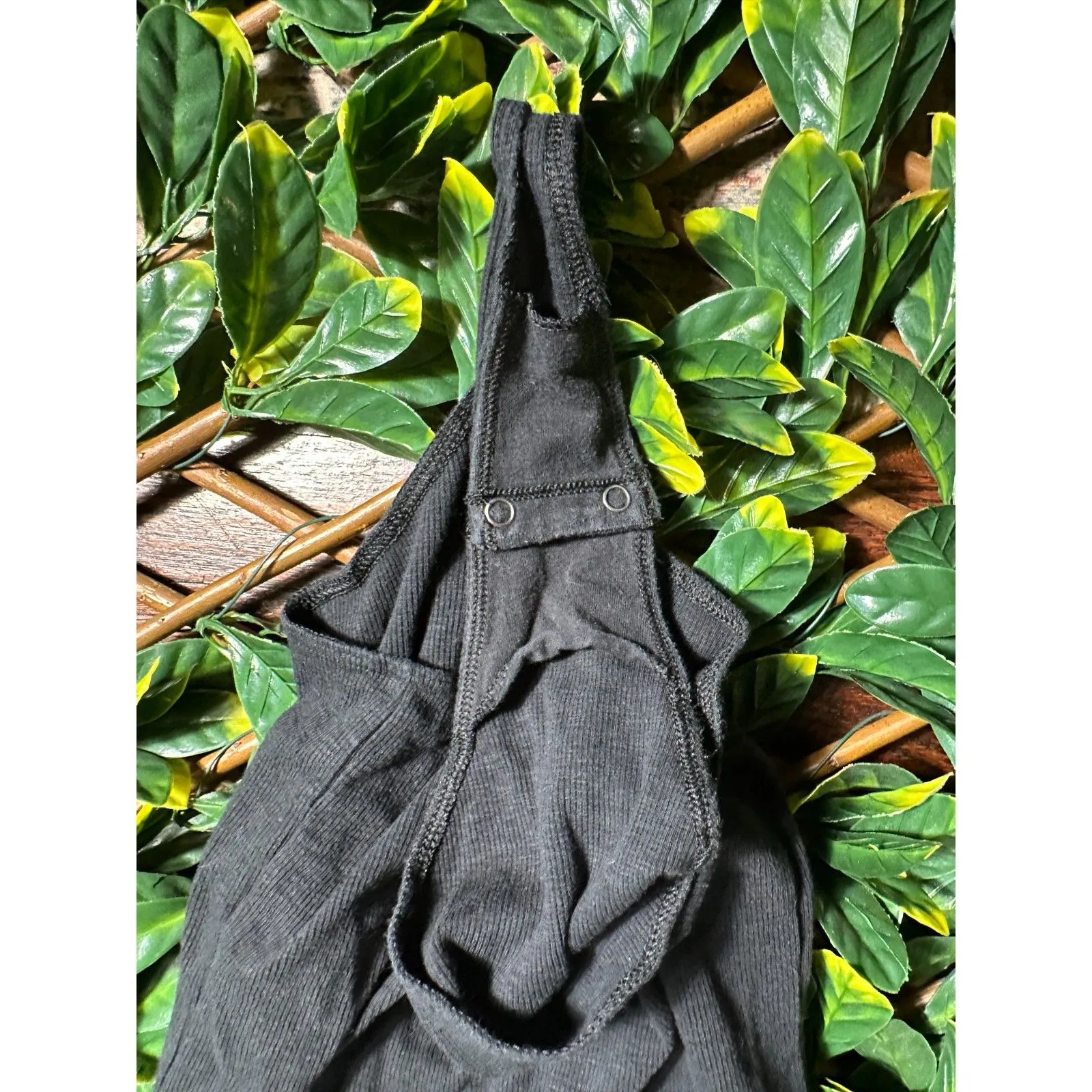 Aerie Black Ribbed Longsleeve Bodysuit Size Small - Image 6