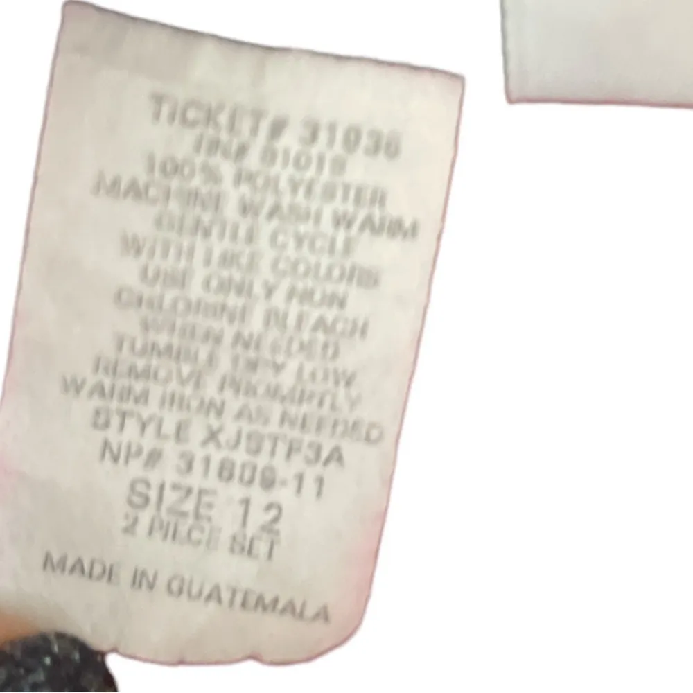 Elizabeth Williams Vintage Pink Velvet Collar Skirt Suit Set Size 12 - Image 7