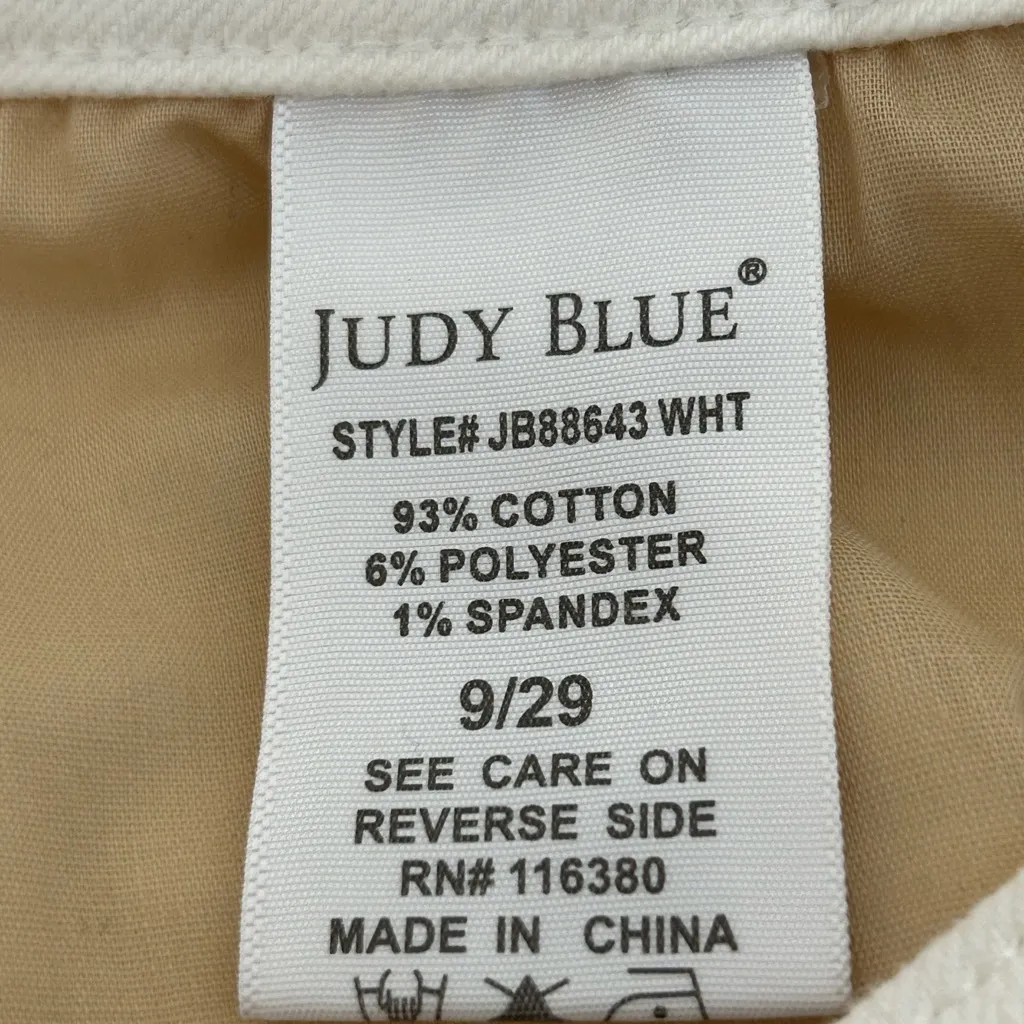 Judy Blue Bootcut Jeans Cream Size 9 / 29 - Image 7