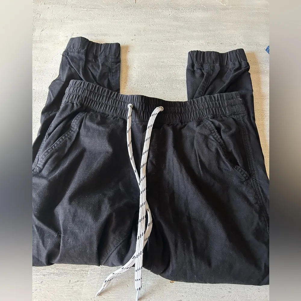 Levi's Jet Set Cotton Denim Jogger Pants Black Small - Image 2