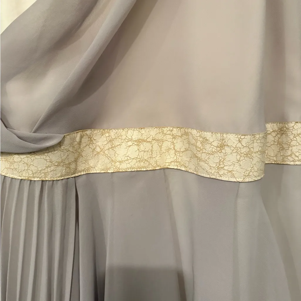 Rag & Bone Barcelona Two Tone Drop Waist Silk Dress, Sz 4 - Image 12