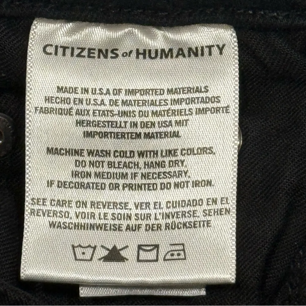 Citizens Of Humanity Rocket Crop High Rise Skinny Jeans Black Size 27 Stretchy - Image 11