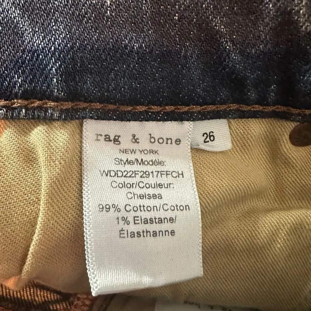 Rag & Bone Casey High Rise Ankle Comfort Stretch Flare Jeans Chelsea Size 26 - Image 3