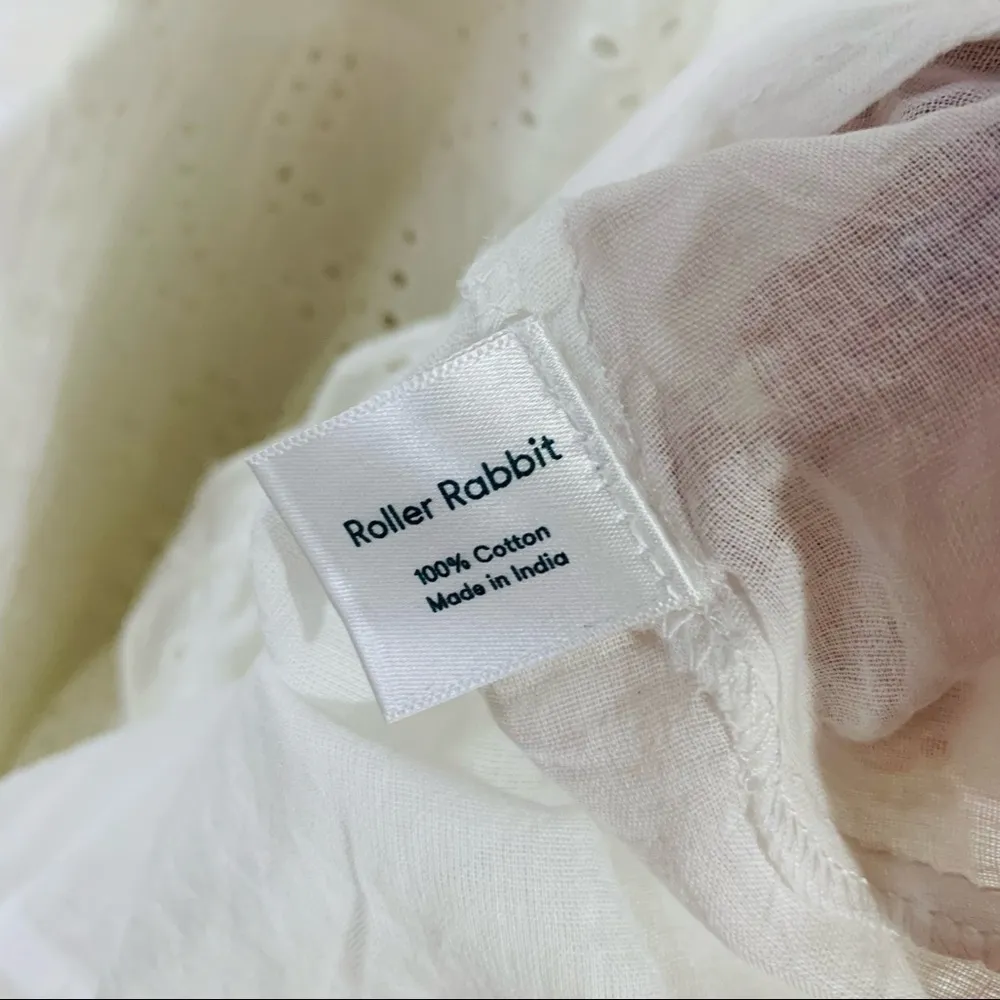 Roller Rabbit NWT Pamela Aster Eyelet Shift Dress Size M - Image 12