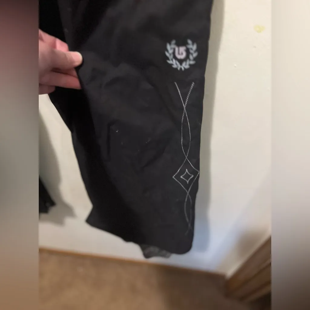 BURTON ~ DRY RIDE BLACK‎ EMBROIDERED SNOWBOARD SKI PANTS ~ S - Image 7