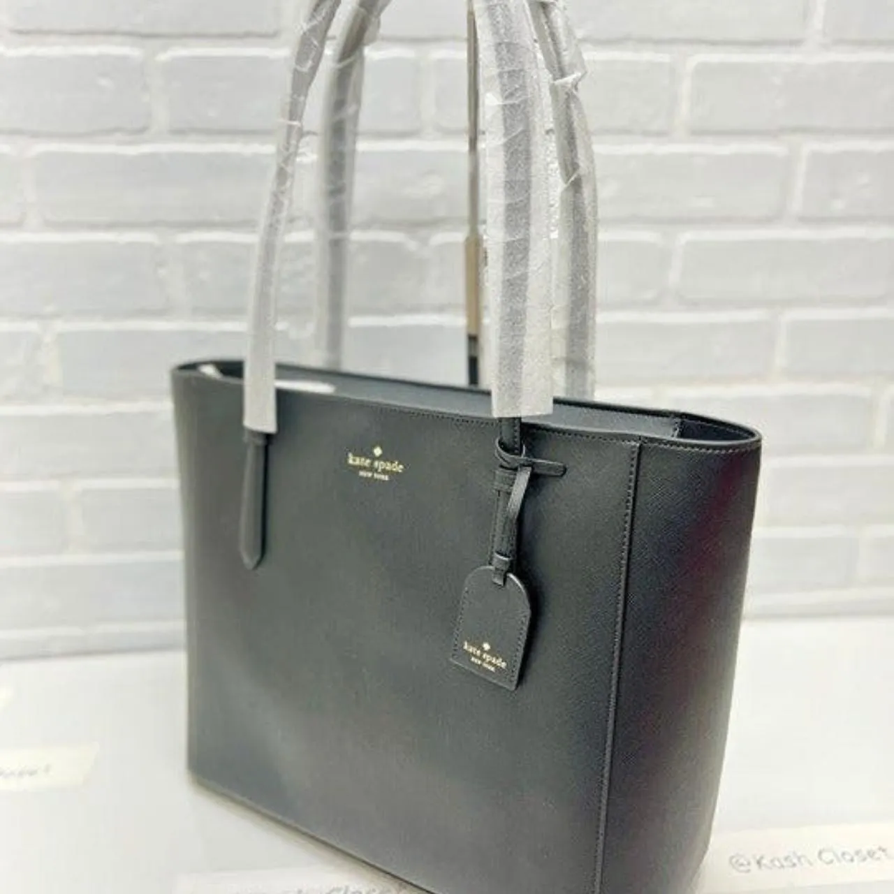 Kate Spade New York Black Schuyler Saffiano Medium Tote - Image 3
