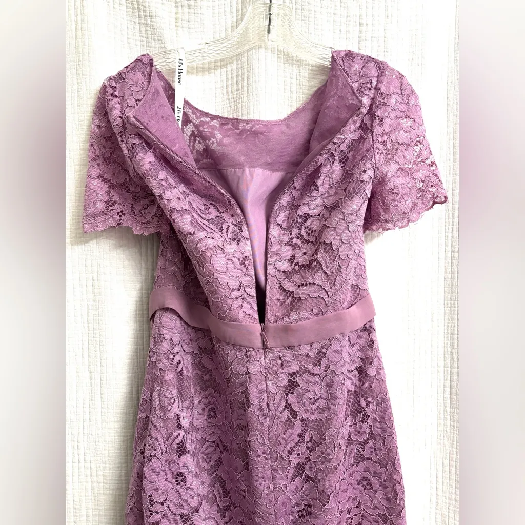 JJs house lace dress in wisteria special occasion mother of the bride sz 10 NWT - Image 3