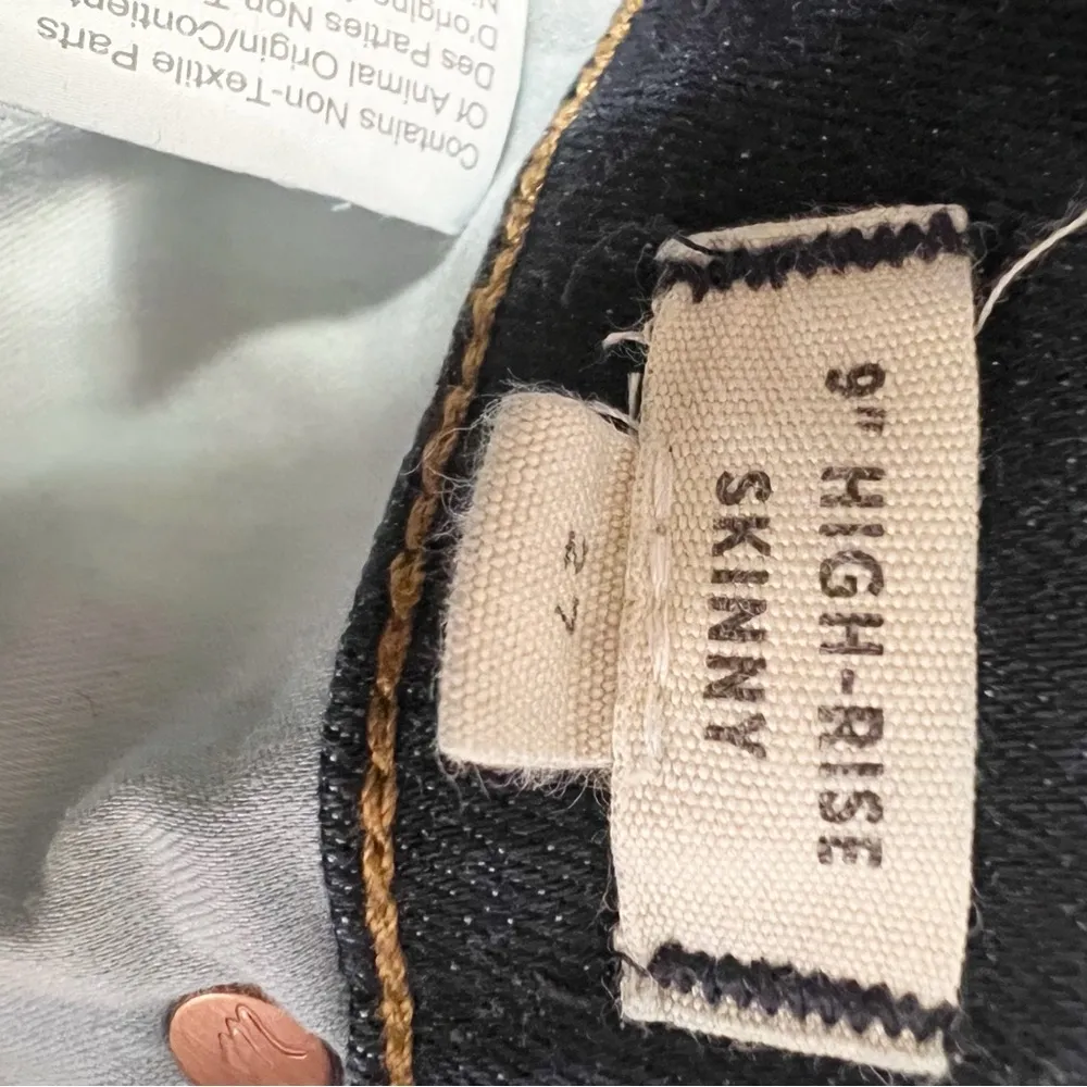 Madewell 9" Mid-Rise Skinny Jeans in Larkspur Wash Tencel Denim Edition Size 27 - Image 8