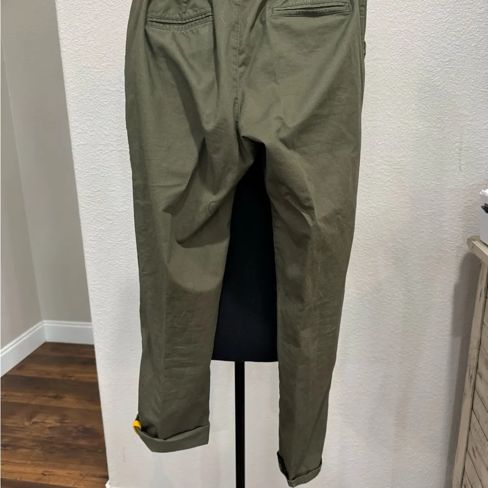 Pact Green Cargo Pants with Elastic Waistband - Image 4