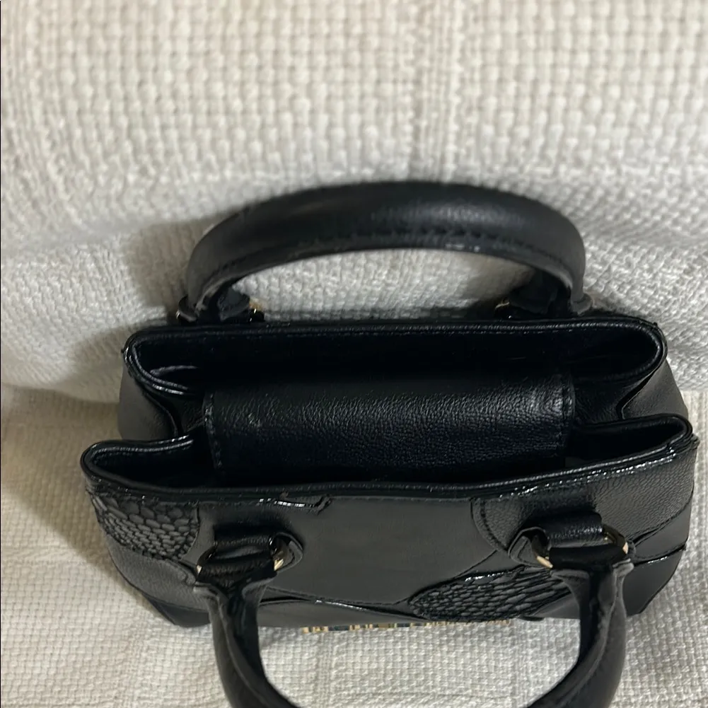 BETSEY JOHNSON Black Textured Satchel - Image 7