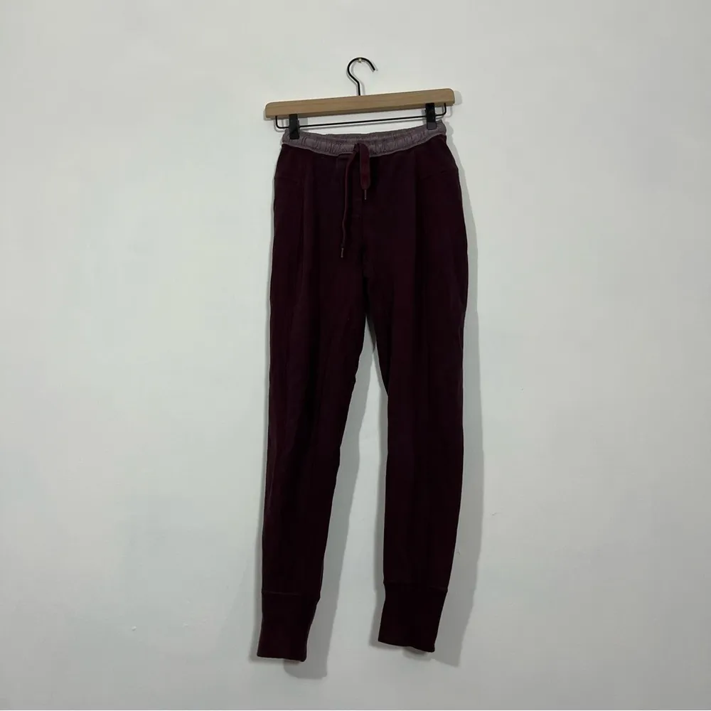Lululemon Happy Yin Year Pants Sweatpant II Heathered Bordeaux Drama Purple 2 - Image 8