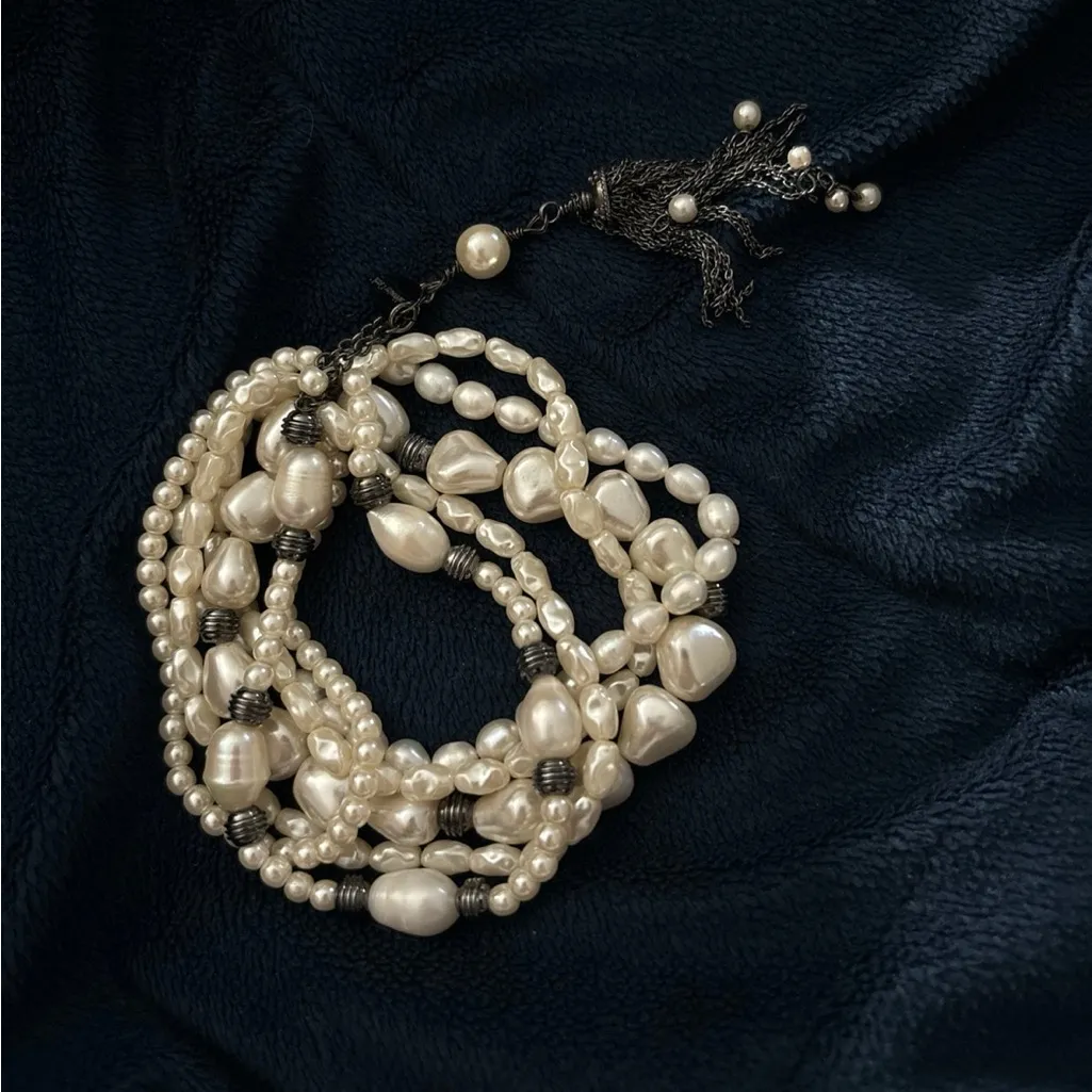 Coldwater Creek 6 strands freshwater Pearl bracelet - Image 2