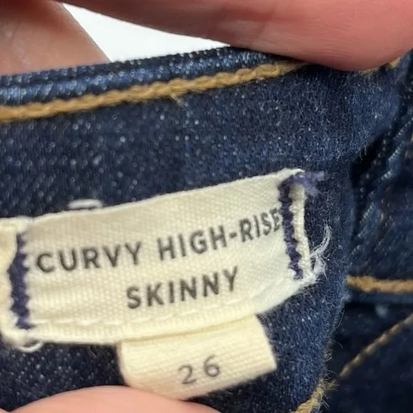 Madewell Curvy High Rise Skinny Jeans Women’s Size 26 Lucille Wash Magic Pockets - Image 13