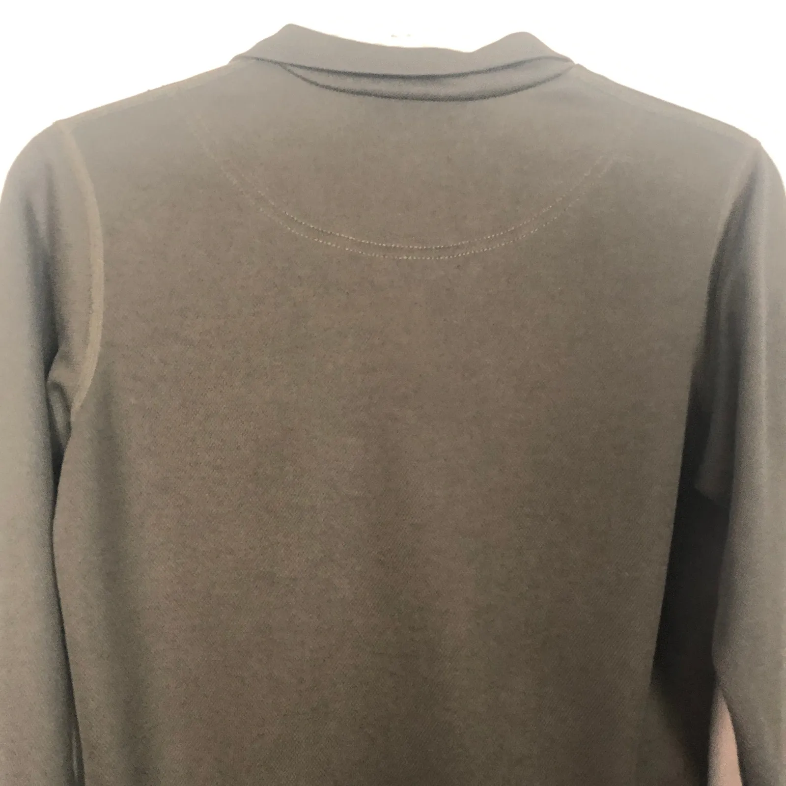 The North Face 1/4 Zip Brown Long Sleeve Pullover - Image 7